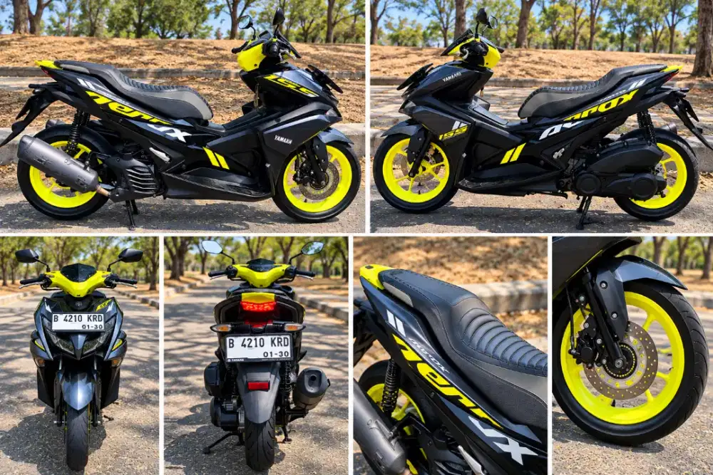 Yamaha Aerox 155 VVA 2021 – Siap Pakai!
