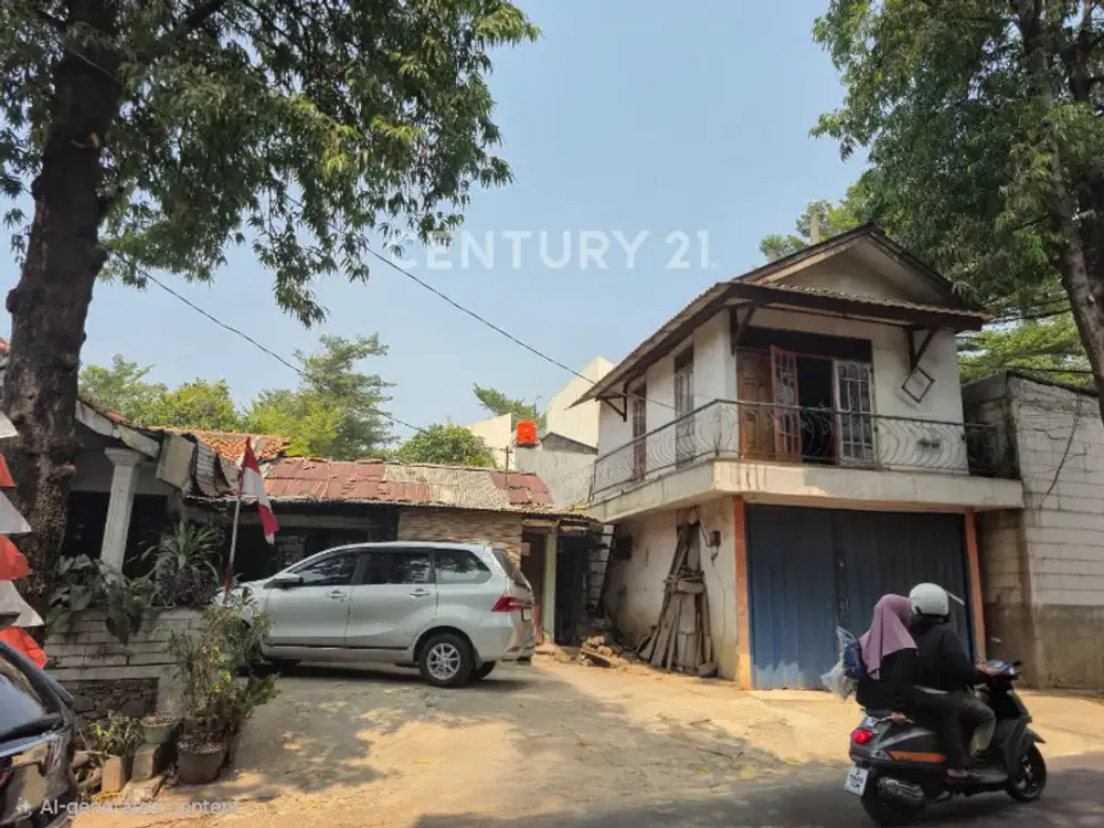Murah Rumah Tua Usaha Lebak Bulus Cilandak Strategis Jalan Raya