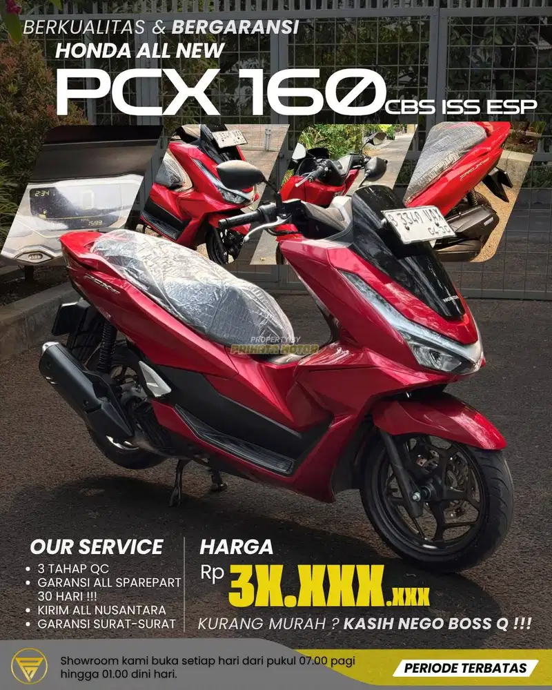 HONDA ALL NEW PCX 160 CBS ISS ESP 2025 !!!
