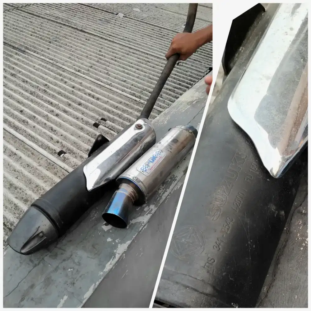 Knalpot Suzuki Satria FUFI + silincer pdk