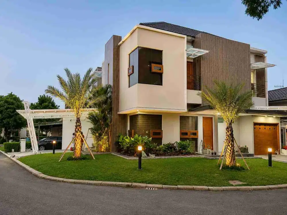 Rumah Bagus Design Artistik swimmingpool Siap huni Citra Gran Cibubur Bisa Nego Pol