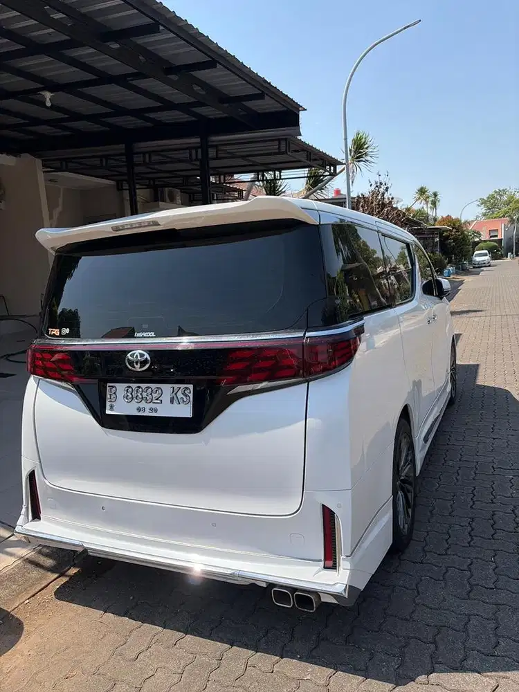 Alphard 2.5G 2023 Tidak Banjir Tidak Tabrakan Siap Pakai