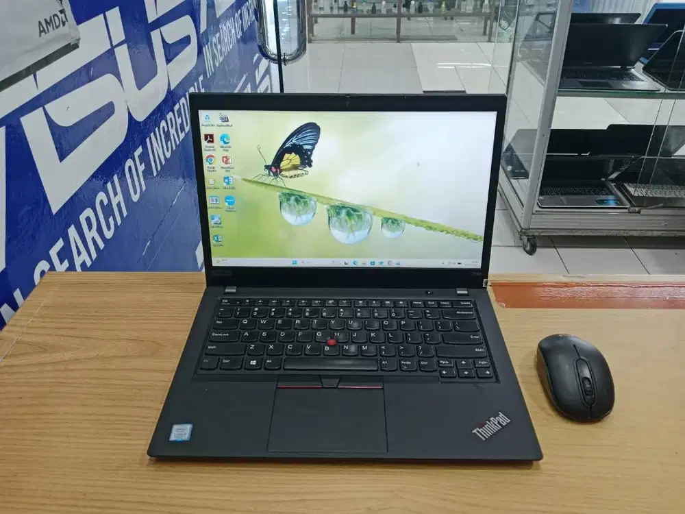 PROMO LAPTOP TANGGUH BUAT KERJA LENOVO THINKPAD T490 CORE i5 RAM 8GB