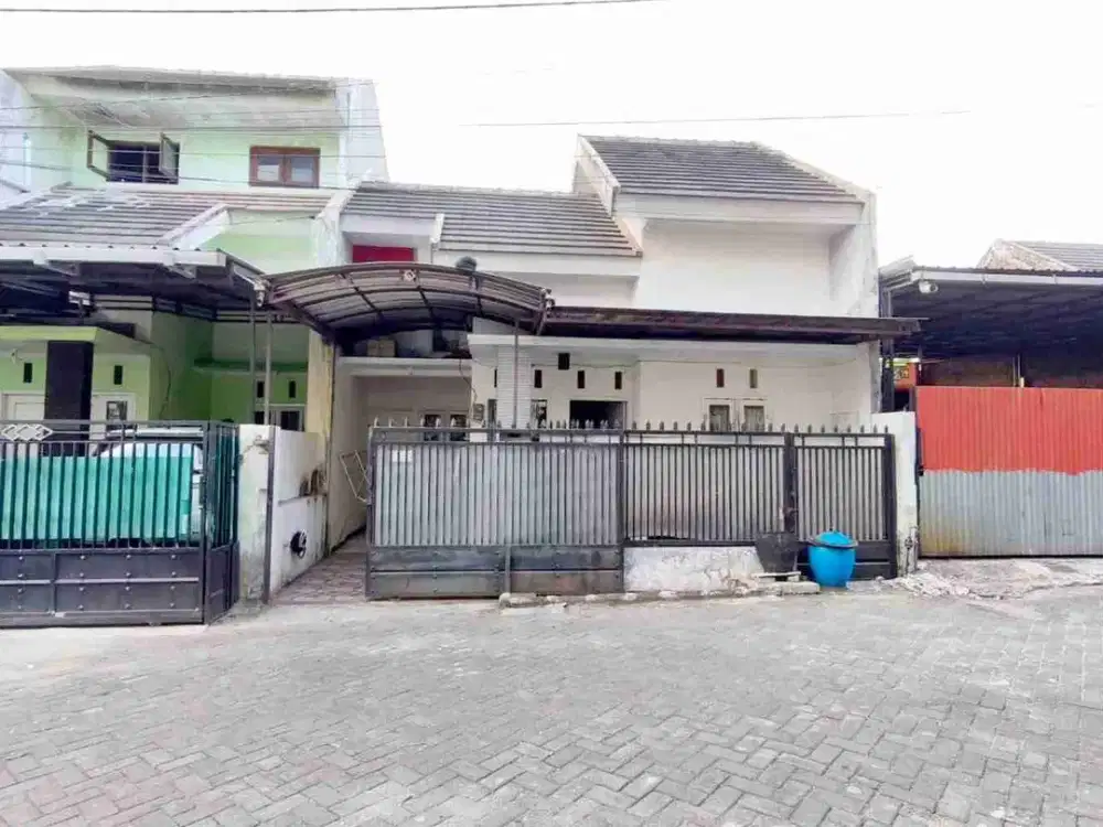 Rumah Minimalis Siap Huni Graha Kartika Sukun – Sudah Pagar & Canopy, Tinggal Masuk, Jalan depan lebar SHM Lengkap