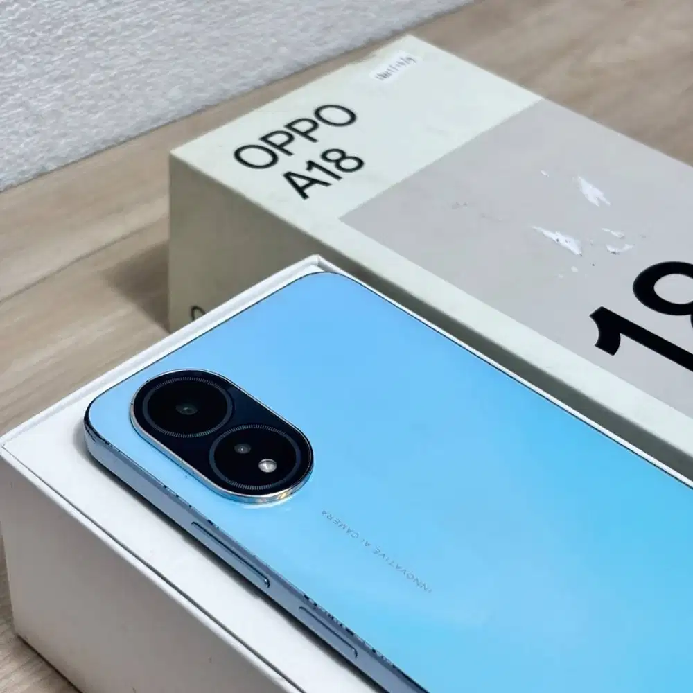 OPPO A18 RAM 4GB/128GB 1JUTAAN  — SIAP PAKAI!
