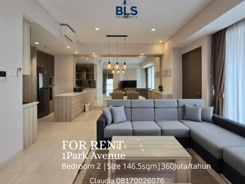 FOR RENT Apartment 1Park Avenue 2BR + Studyroom