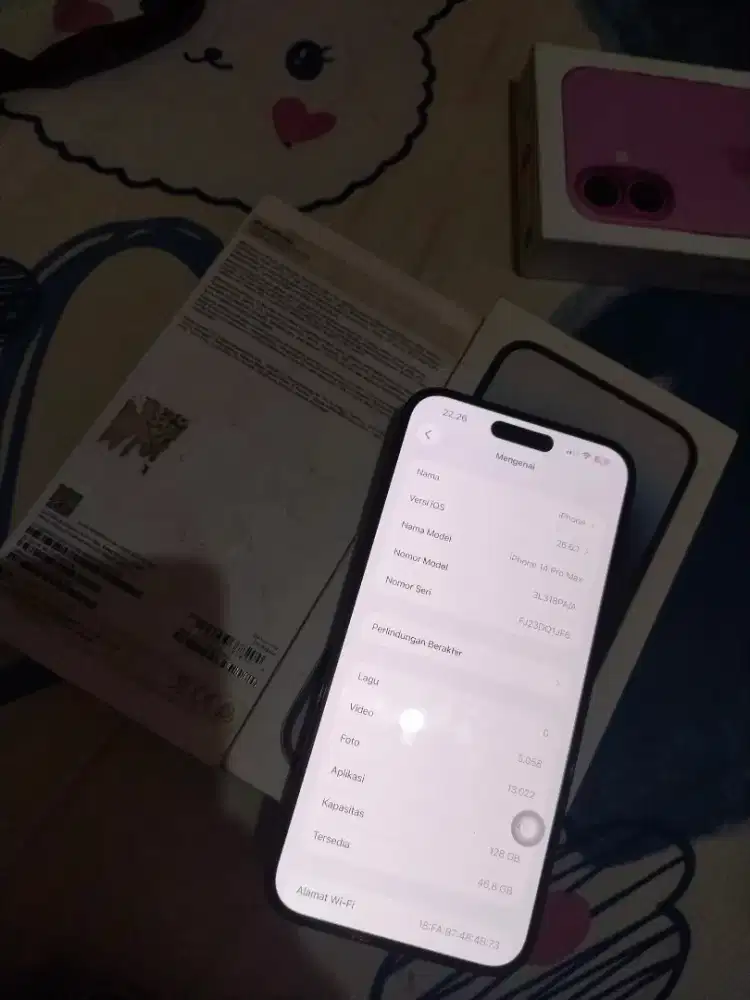 Iphone 14 promax 128gb