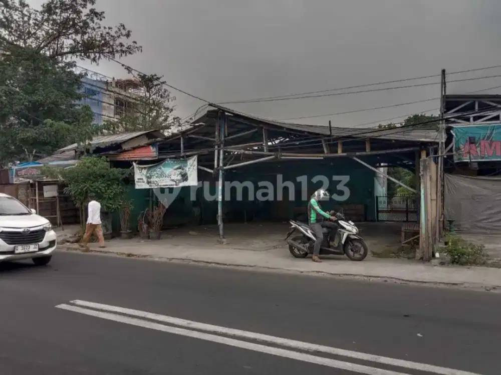 Dijual Tanah Jl Raya Meruya Selatan Jakarta Barat LT 853 Dekat Akses Tol Meruya Tanah Siap Bangun Cocok untuk Ruko atau Gudang