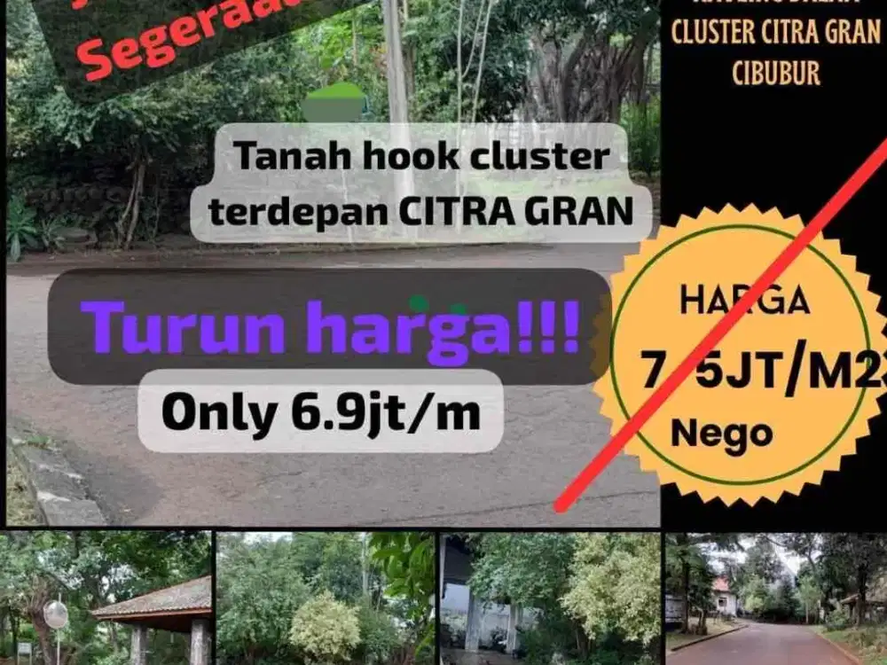 Harus segera terjual tanah citra gran cibubur