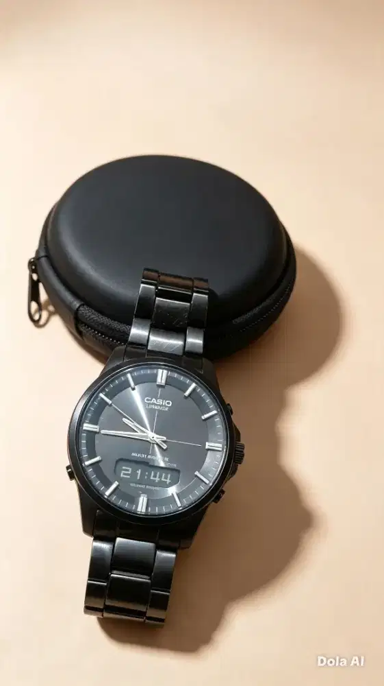 CASIO LINEAGE LCW-M170DB-1AJF Radio Solar Watch All Black 39.5mm LCW-M
