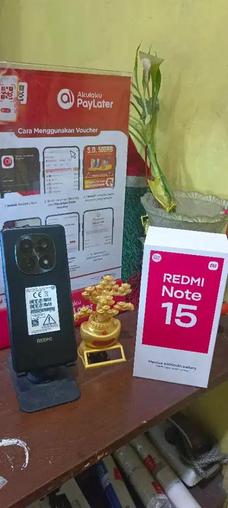 2nd antik : Red. Note15 8/128 4G mulusb