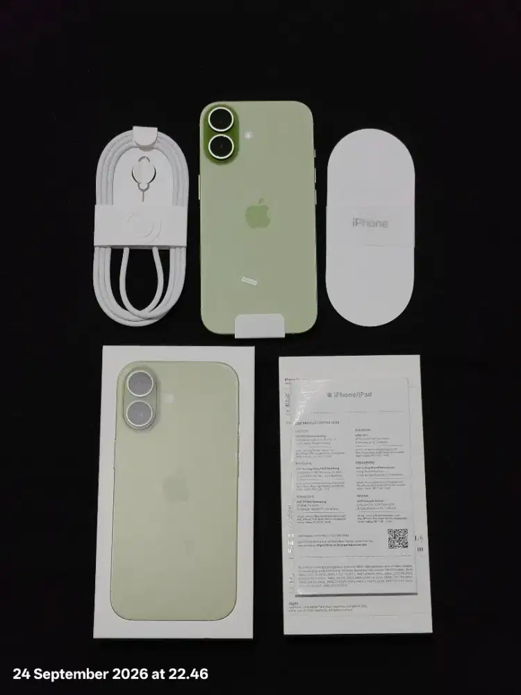 Jual Cepat Iphone 17 Sage 512GB mulus like new resmi garansi ibox