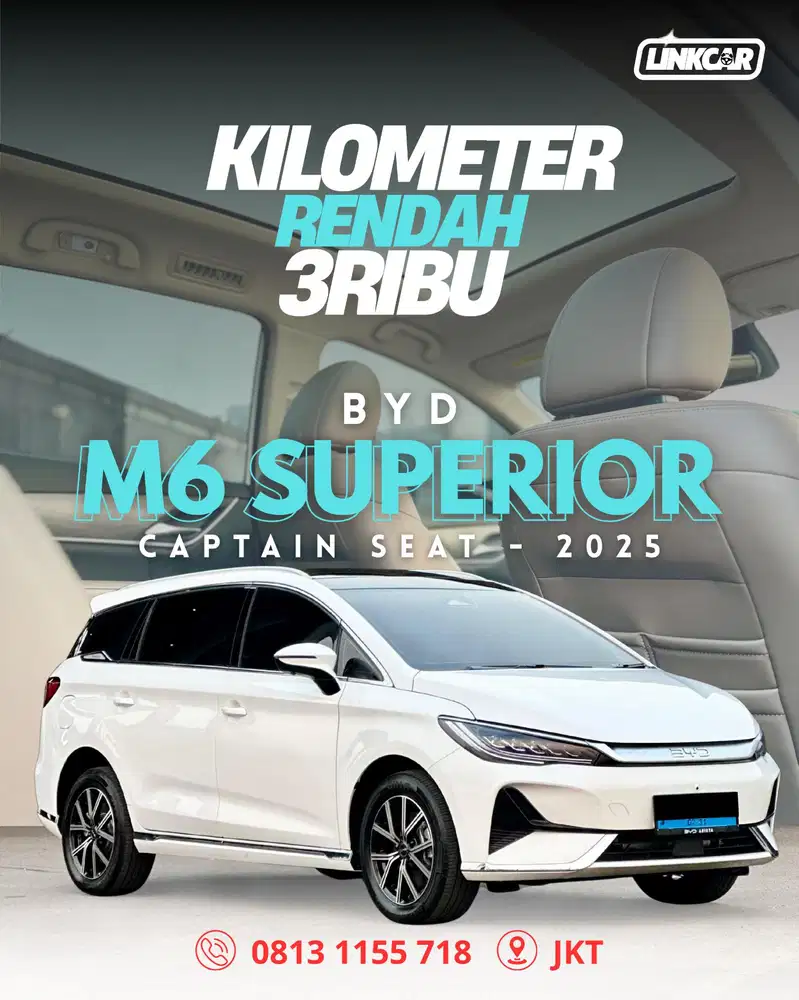 [KM 3 RB] BYD M6 Superior Captain Seat 2025