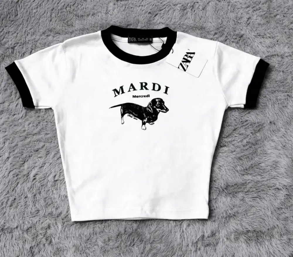 Crop top katun rib nyaman