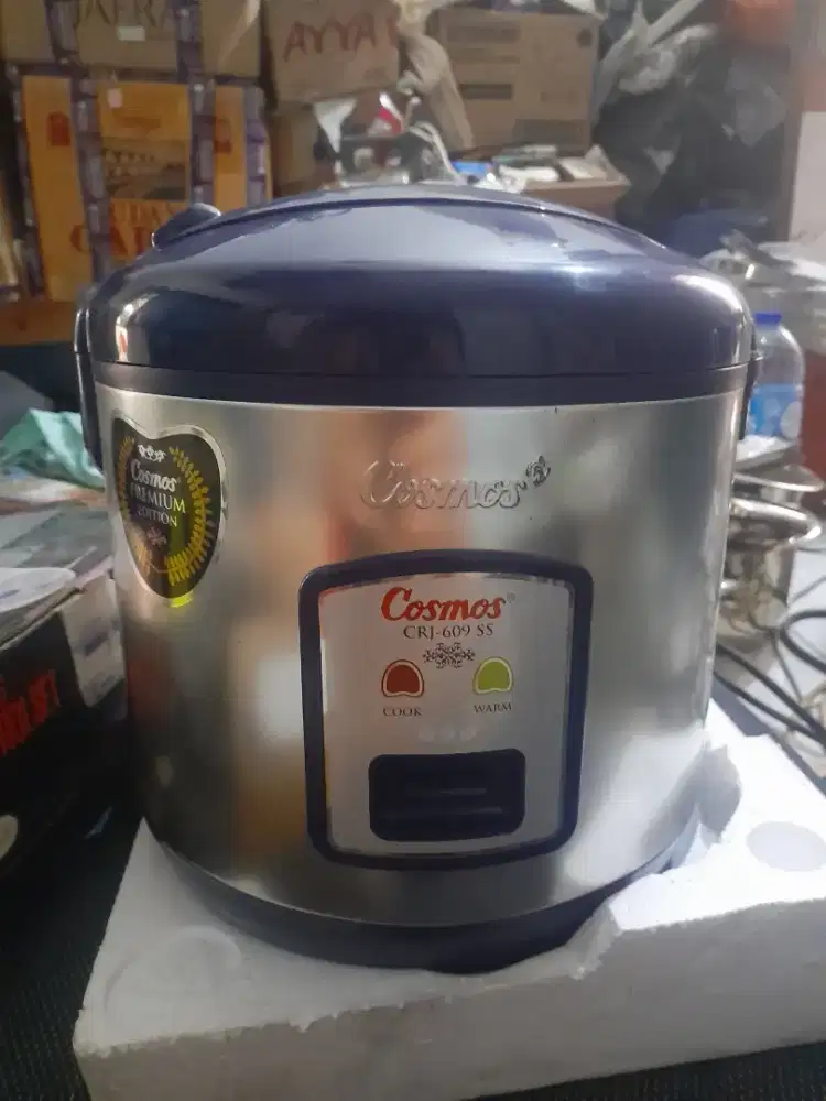 Magic Com Cosmos CRJ-609 SS 1.8 Liter Harmond Premium Edition