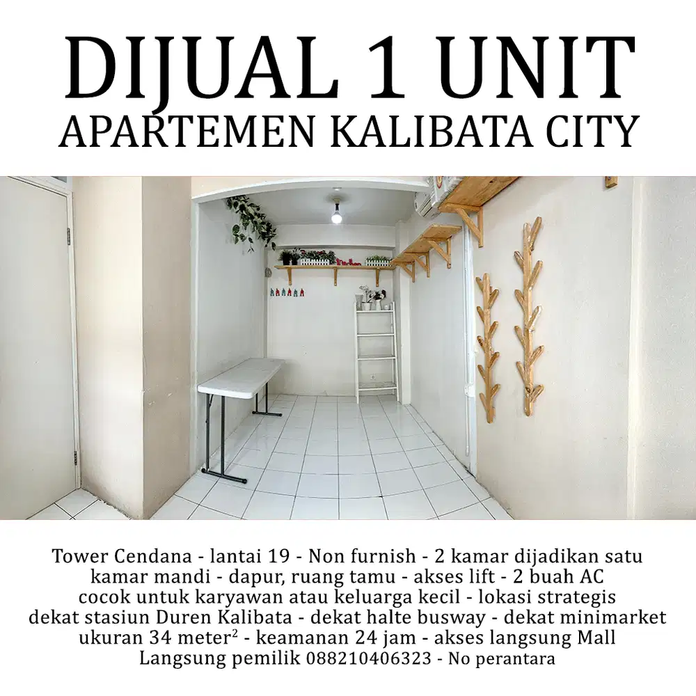 Apartemen pusat kota yang lebih murah dari Avanza 2026