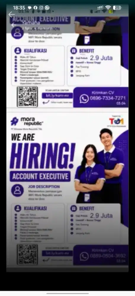 Lowongan Marketing My Republik