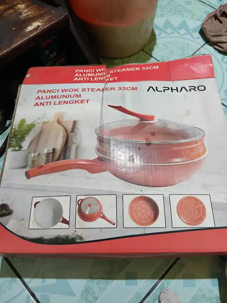 Panci wok steamer 32cm
