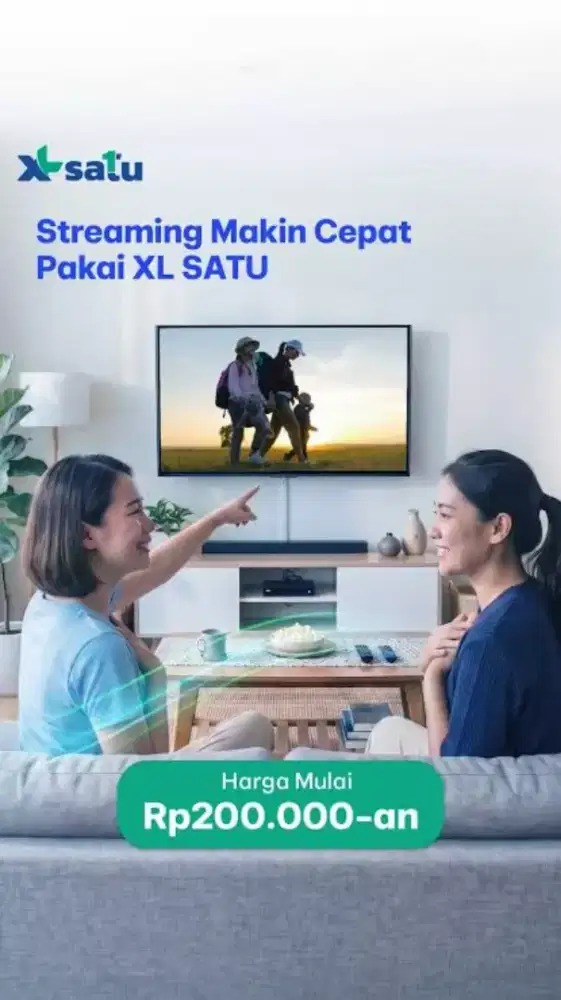 KINI LEBIH NGEBUT WIFI KANTOR RUMAH INTERNET XL SATU