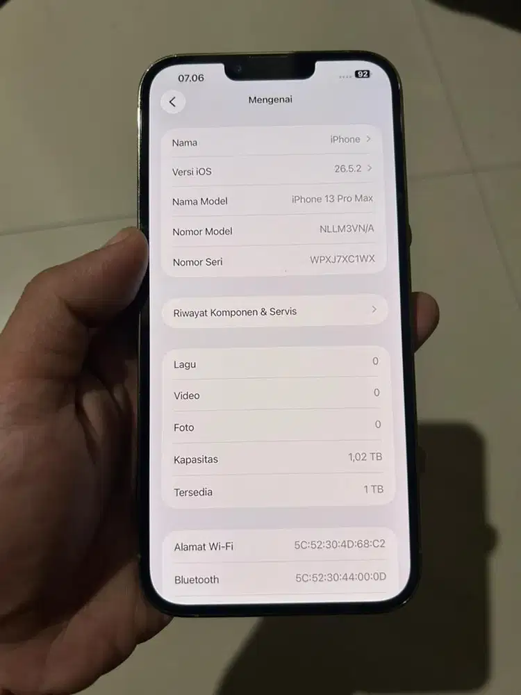 Iphone 13 pro max 1TB Sinyal Permanen