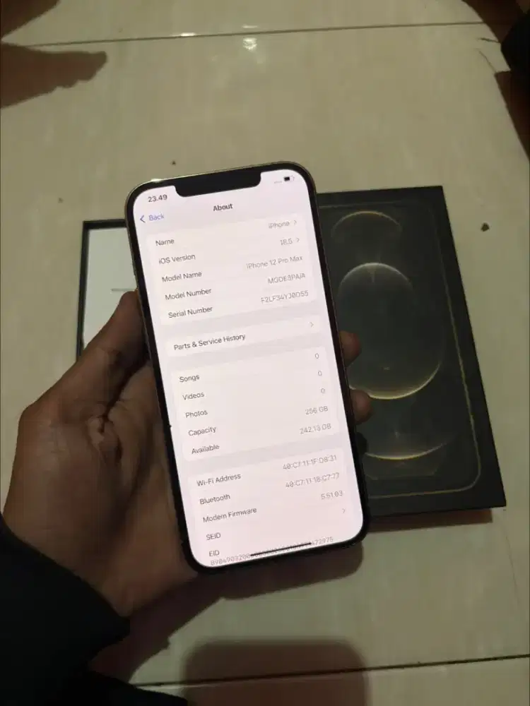 iPhone 12 pro max 256gb ibox