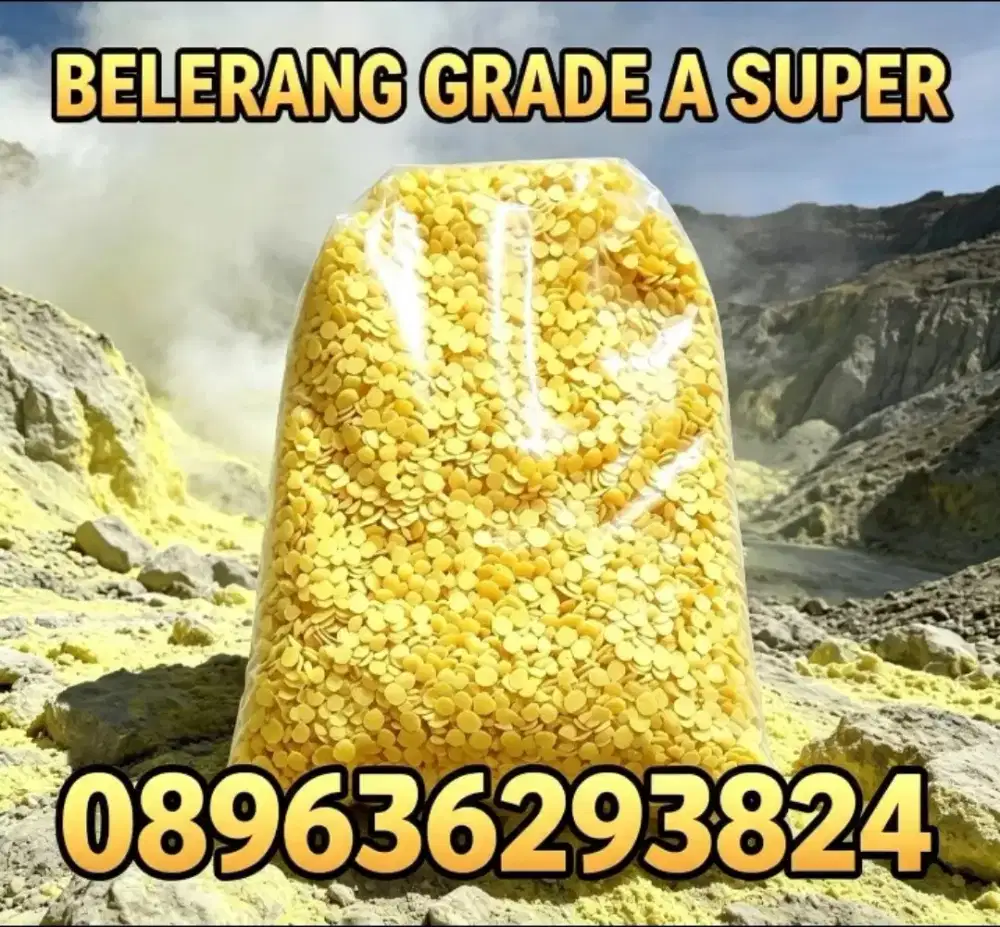 Belerang super untuk obat kulit dan pengasapan kandang