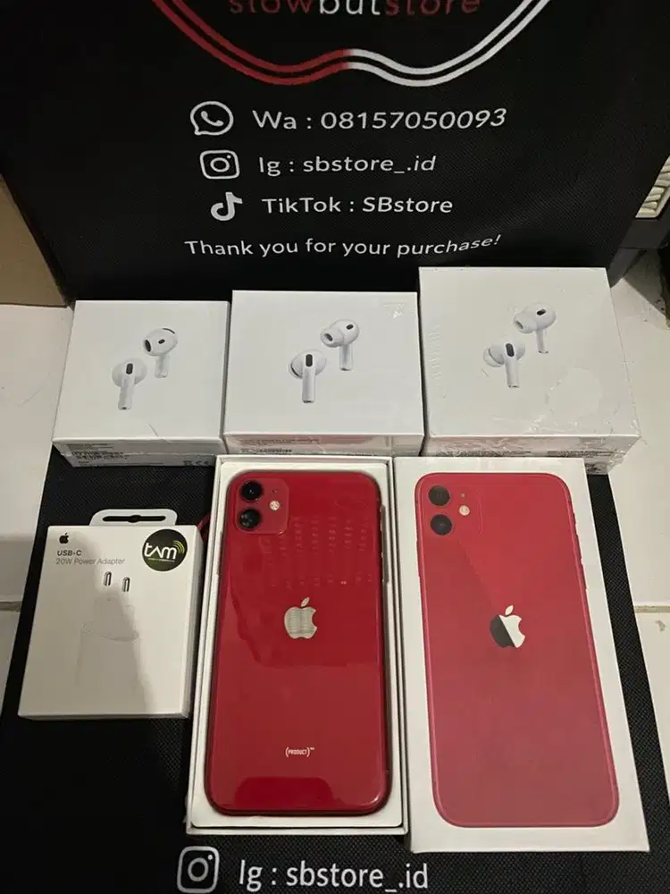 Iphone 11 64gb beacukai fulset mulus