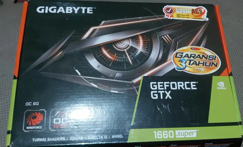 WTS Gigabyte GTX 1660 Super OC 6GB