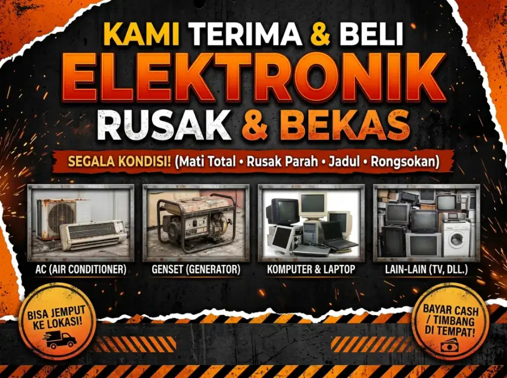 Menerima Elektronik Rusak Segala Kondisi