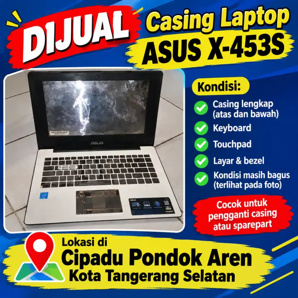 Casing Laptop Asus X453S