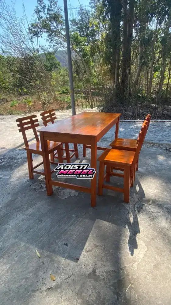 Meja kursi warung makan cafe warmindo