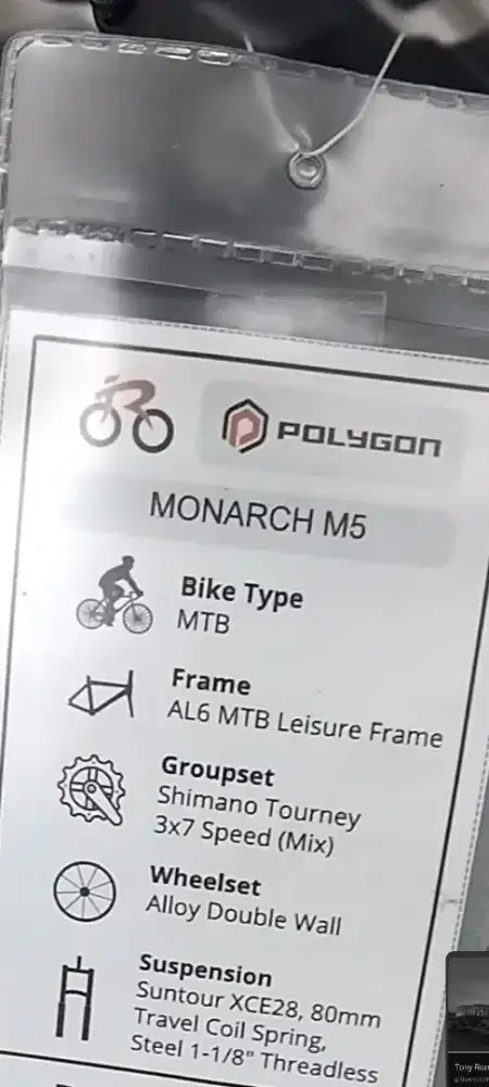 Bicycle polygon