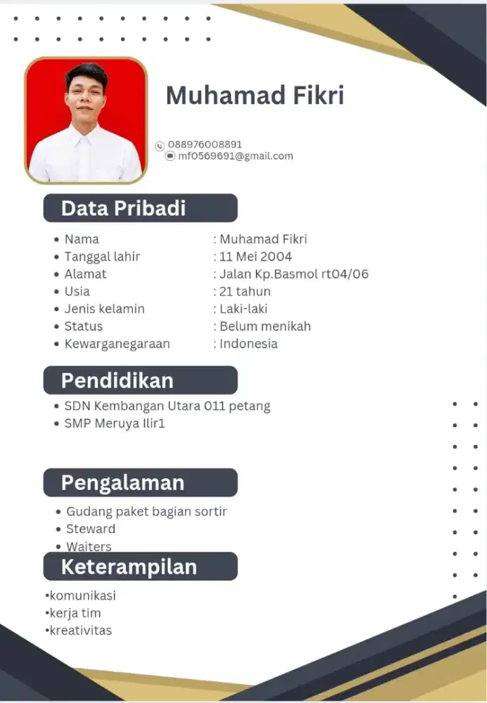 Butuh loker secepatnya