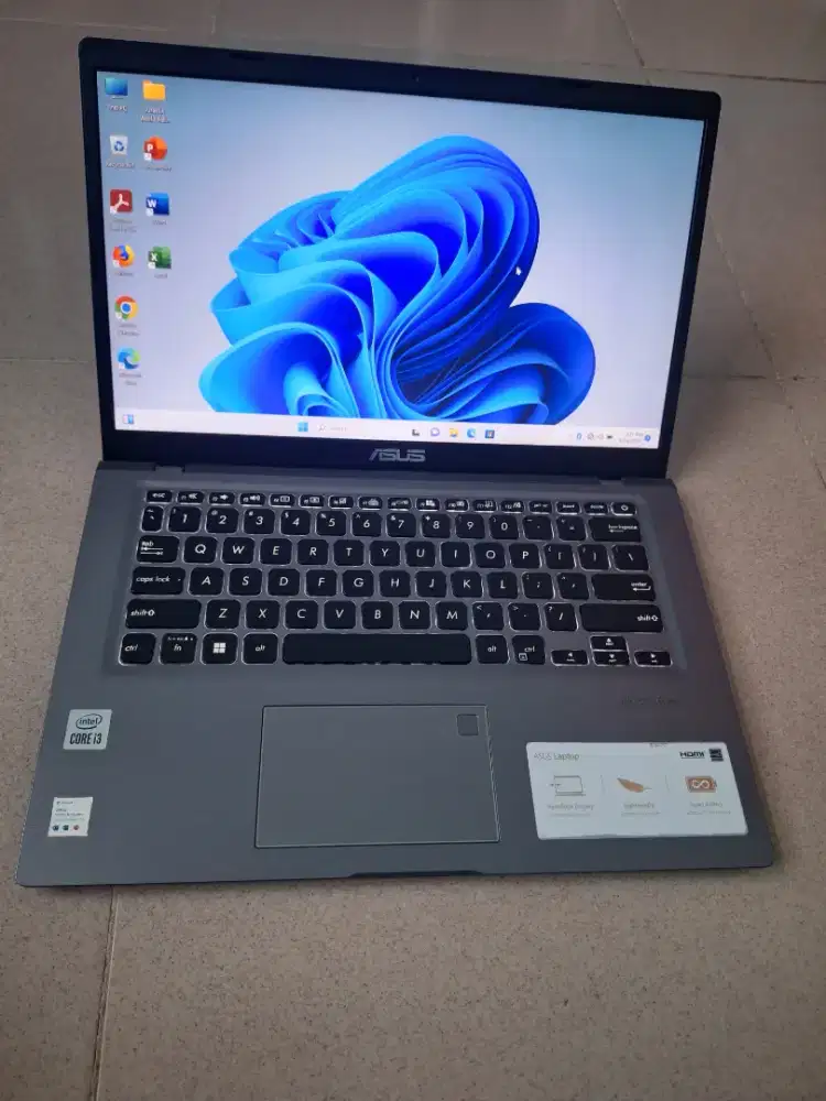 Bismillah di jual laptop asus vivobook slim core i3gen10 mulus ram 8gb