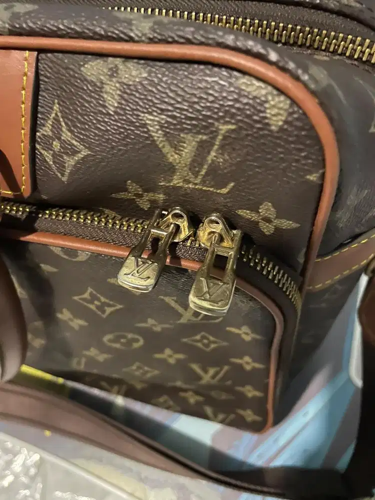 Tas travel dan kerja luxury LV monogram business travel bag original