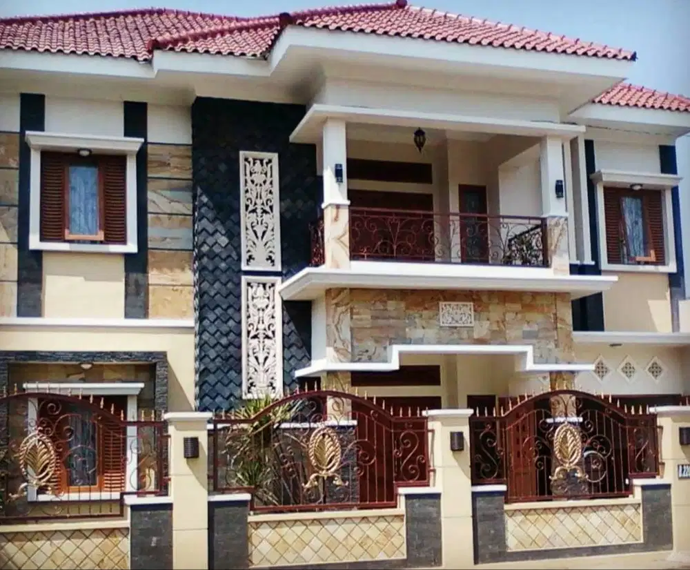 Rumah Modern Tropis rasa Villa