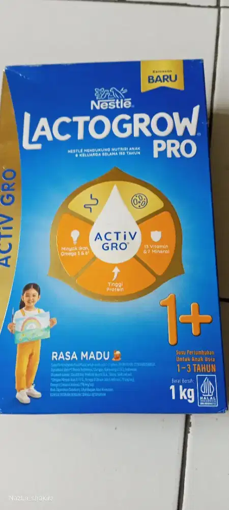 Susu anak lactogrow usia 1-3 tahun