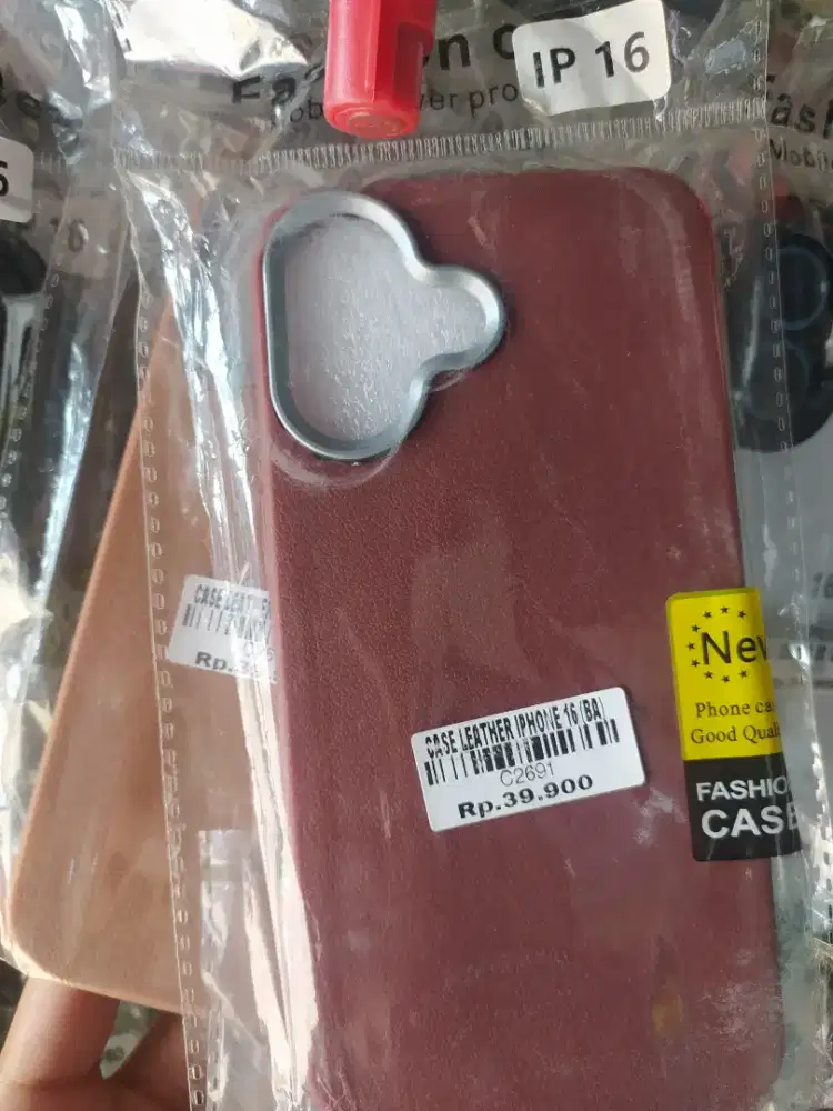 CASE LEATHER IPHONE 16