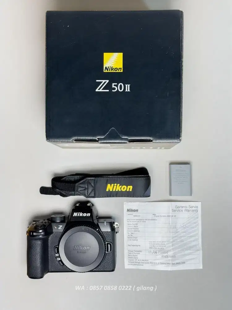Nikon Z50ii Body Only | kondisi second mulus terawat | fungsi normal