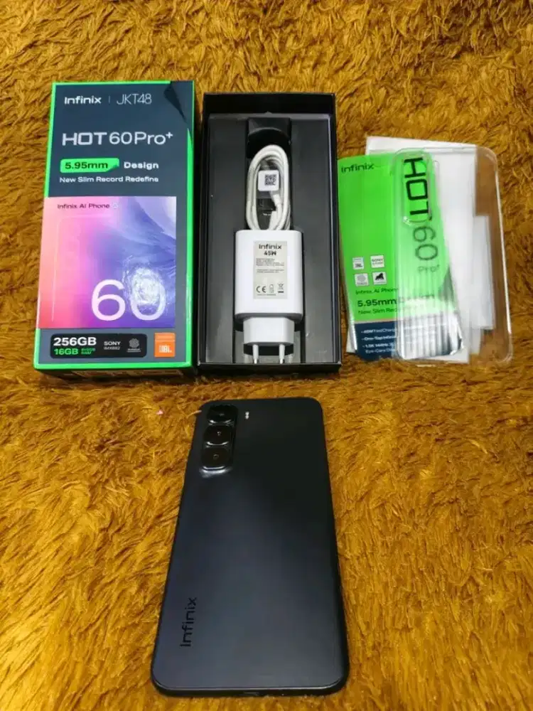 Infinix hot 60 pro plus Ram 8/256gb layar slim tipis lengkap mulus ori