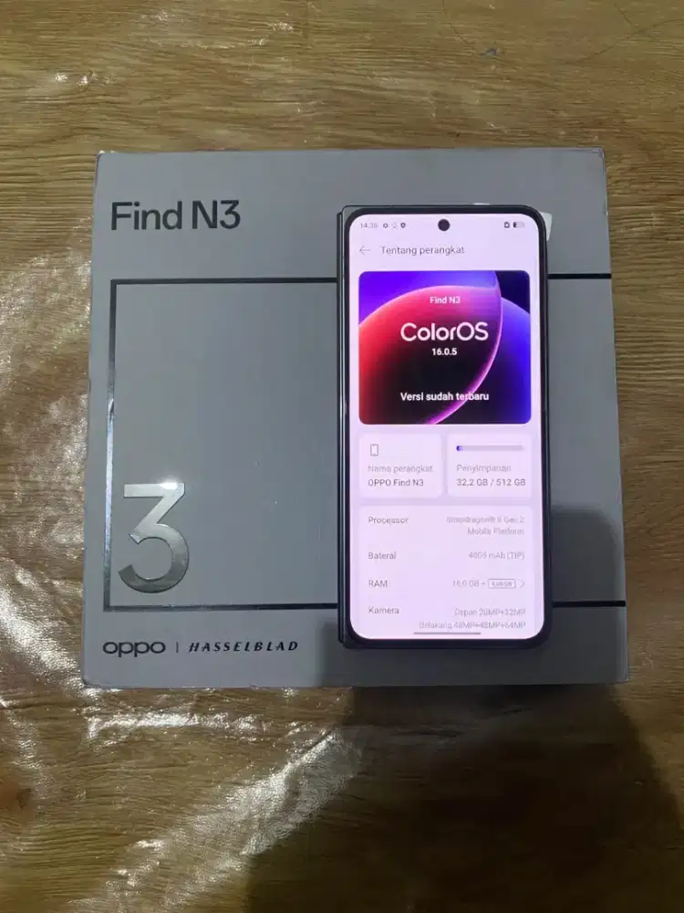 OPPO Find N3 16/512GB Classic Black Fullset