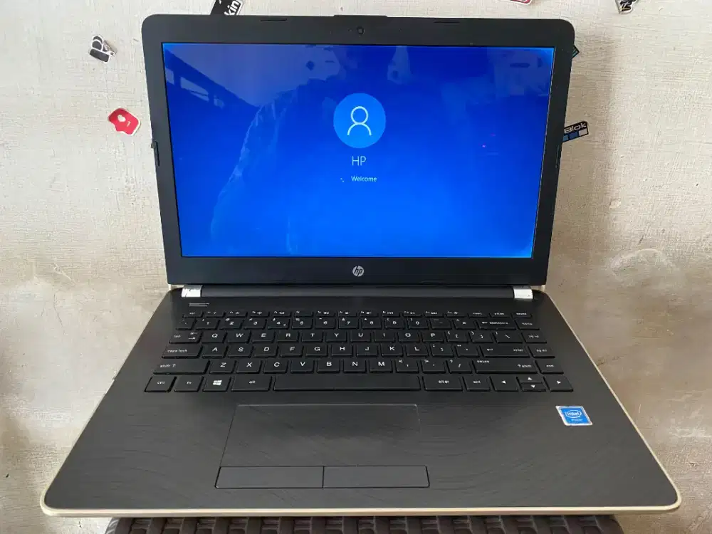JUAL LAPTOP HP14-BS719TU INTEL N3060 RAM4GB HDD500GB WIN10 ORIGARANSI