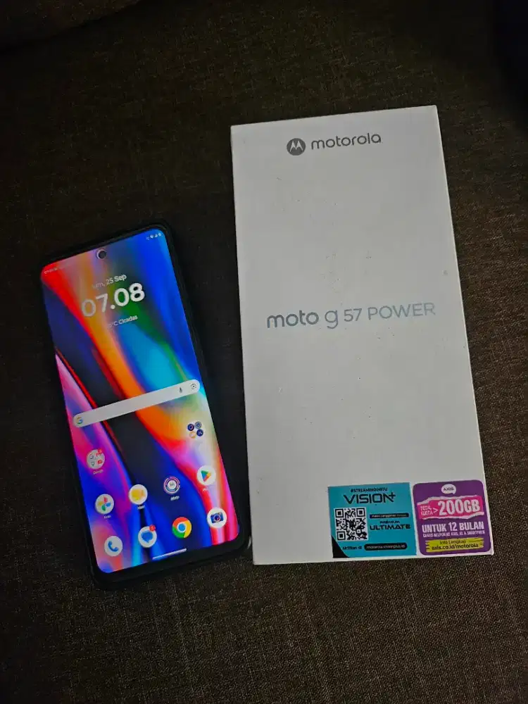 Motorola g57 power 8/256gb fullset garansi