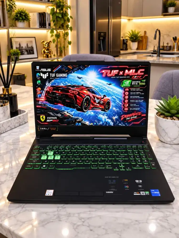 Laptop Gaming Asus TUF DASH F15 NVIDIA RTX 3050 Core i7 SSD 512Gb RGB