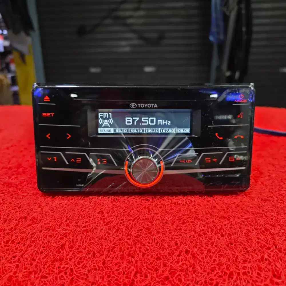 Head Unit TOYOTA AGYA TRD 2018 Bluetooth USB CD Aux Radio FM AM