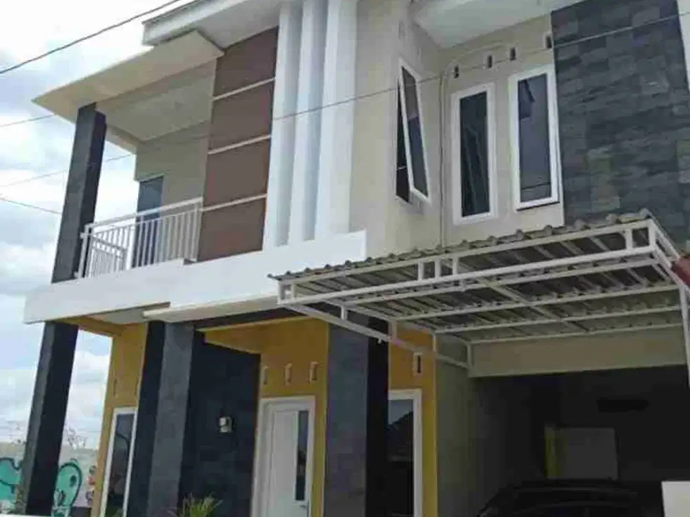 Dijual Rumah minimalis modern 2 lantai dalam perumahan dekat kampus Politeknik ATK dan kampus ISI