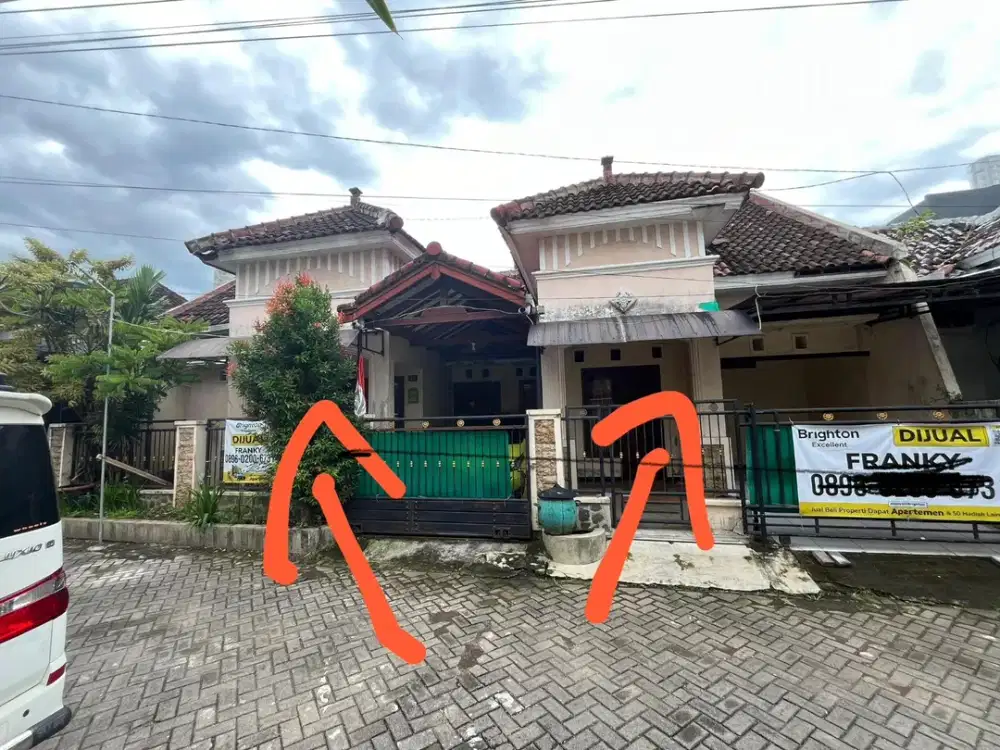Rumah 2 Unit Sigura gura Bendungan Kota Malang