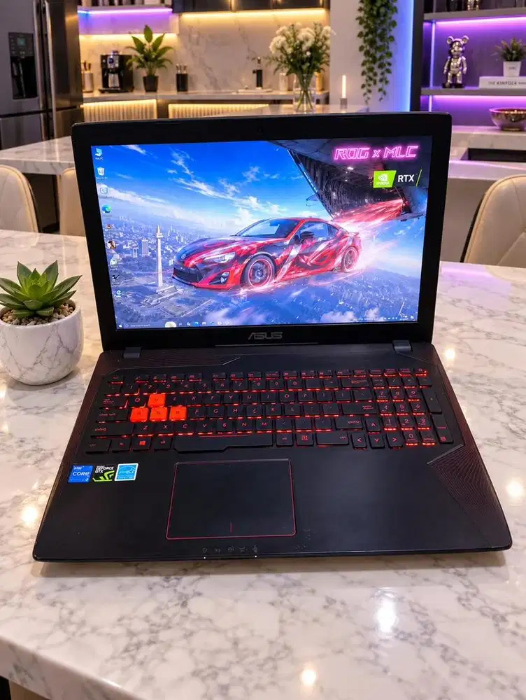 Laptop Gaming ASUS RIG GL553VD Core i7 Ram 16gb Ssd+Hdd Dual Vga COD