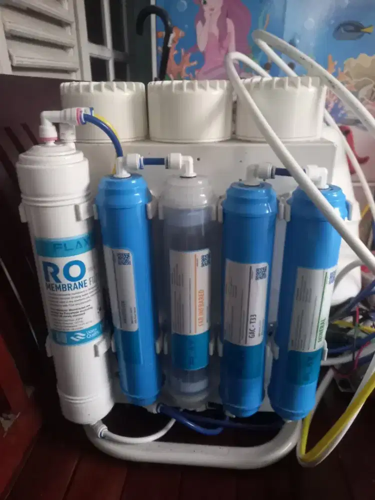 Mesin Pemurnian Air RO FLAX Alfa Pure 100 GPD - 5 Tahap Filter