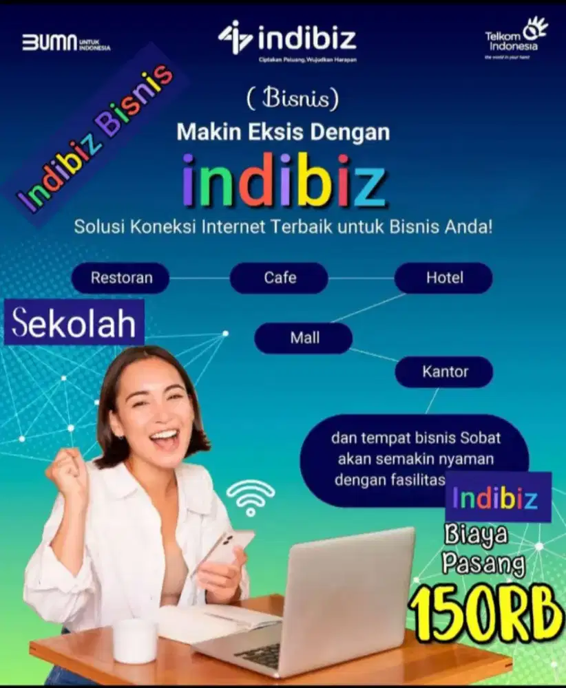 Jasa Pasang Wifi INDIBIZ TELKOM